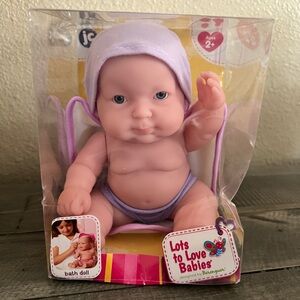 JC Toys Lots to Love Babies Bath Doll - Purple
